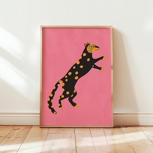 Maximalist Decor, Leopard Wall Art, Digital Download, Leopard Print, Trendy Wall Art,  College Dorm Decor, Instant Download | PRINTABLE