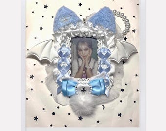 Portafotos Kpop arcoíris: personalizable, duradero y bonito para fans del Kpop, regalo perfecto para coleccionistas de ídolos, mercancía Bias personalizada para fans.