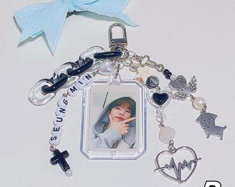 Stray Kids member keychain,  Stray Kids bias wrecker keychain, Stray Kids Fan Art Keychain - Member Photo Keychain for K-pop Lovers
