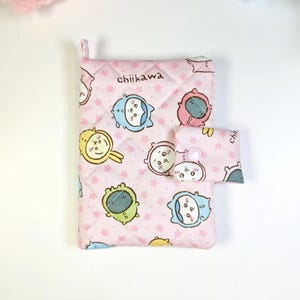 chiikawa niedlichen Design Buch Cover, entzückende Kawaii Journal Hülle für Tagebücher, Planer und Notebooks, Perfektes Geschenk für Katzenliebhaber, DIY Planner