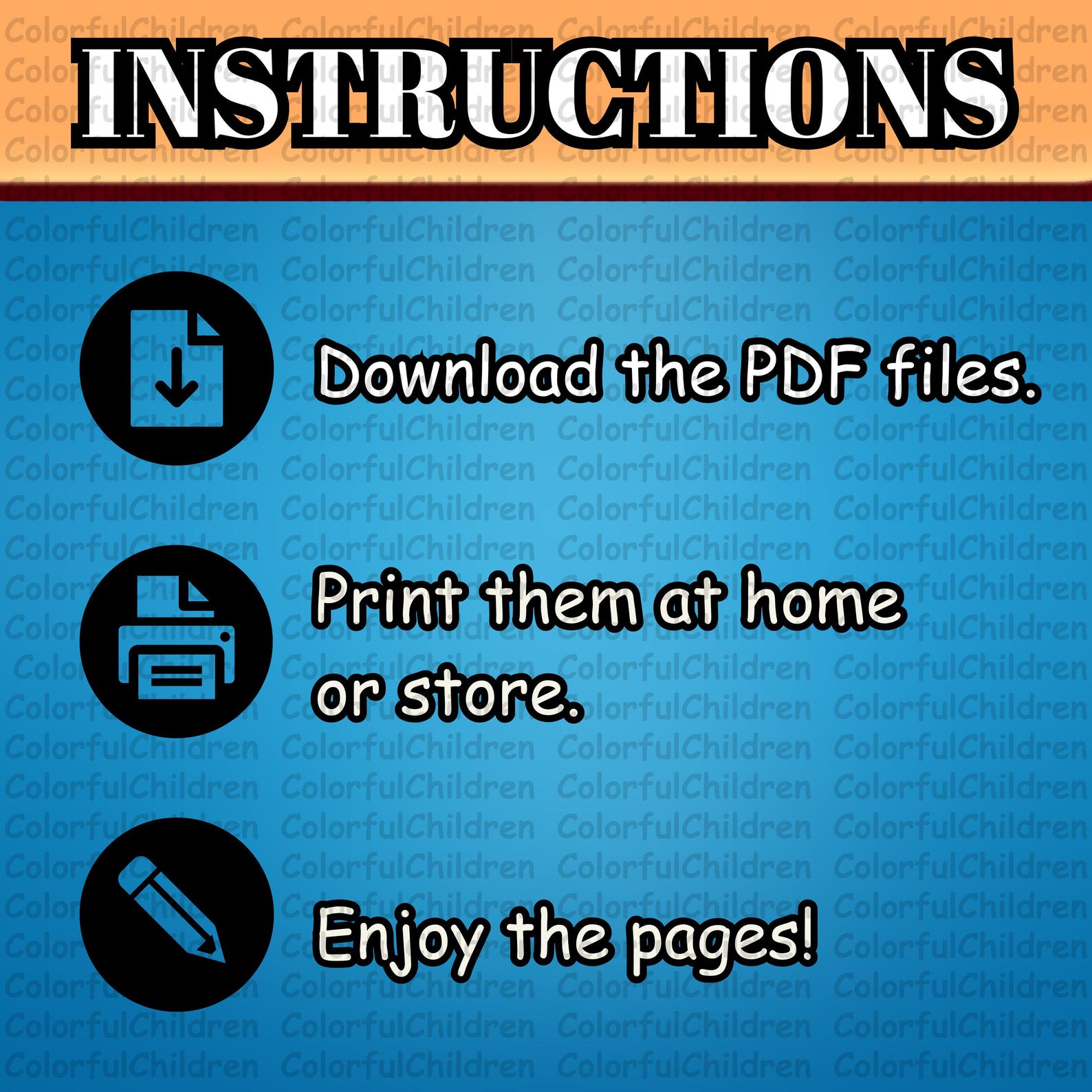 60 Pages/ Coloring Book/ Coloring Pages for Kids/ PDF File/digital