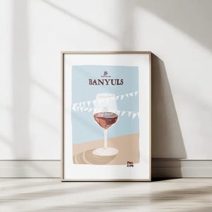 Banyuls Wine and Cuisine South France Aperitif Poster