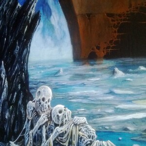 The wreck Acrylic painting image 3