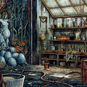 The brood - Watercolor painting