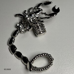 Royal Scorpion Ring Solv Gothic main image 1