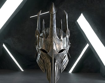 Sauron Armor Helmet, Sauron Armor Helmet STL, LOTR Stl File for 3D Printing, Digital STL, Mordor, Lord of the Rings Stl, Stl 3D model design