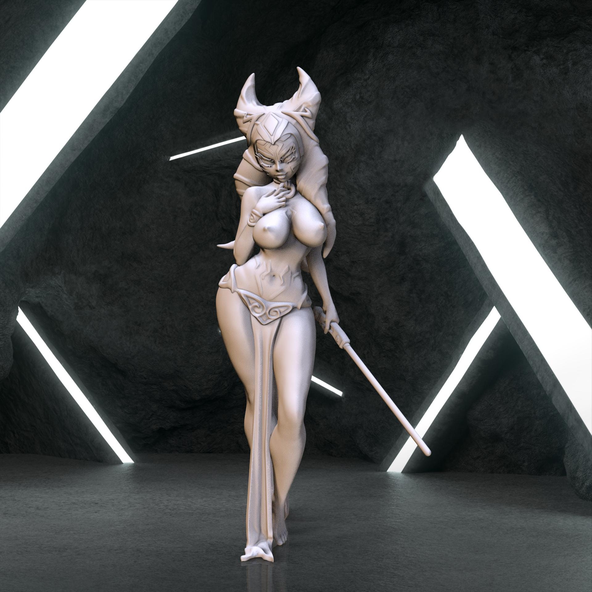 ahsoka tano sex doll 🫦 Sexy Ahsoka Tano・Fichier 3D pour ・Cults main image 1