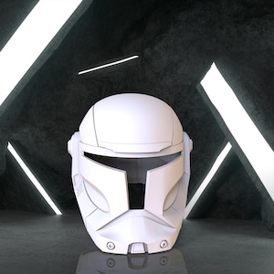 Casco de Comando de la República, Casco STL de Star Wars, Modelo 3D digital de Star Wars, Diseño de modelo 3D de casco STL, Impresión 3D de archivos STL de Star Wars