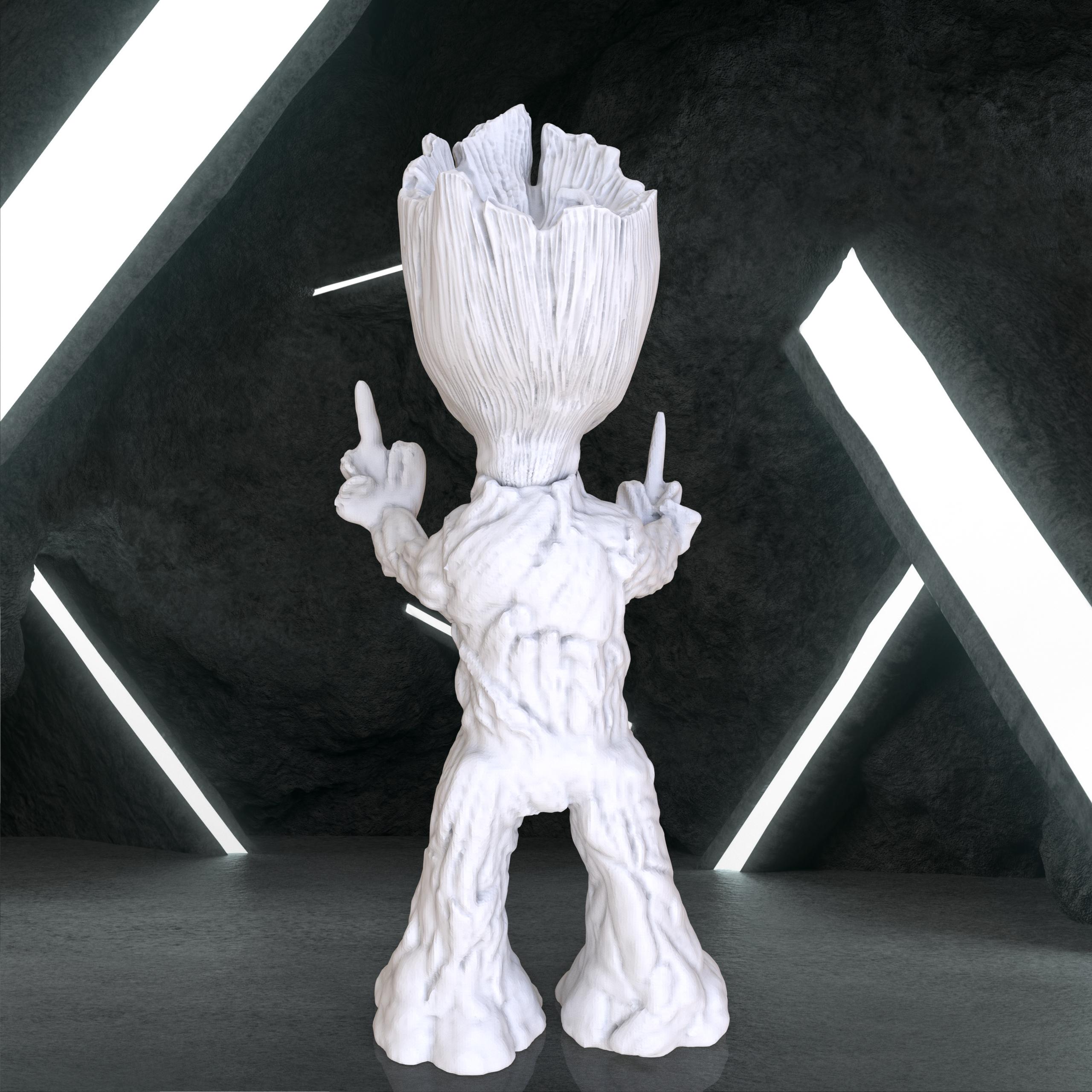 Angry Groot Figure, Groot Digital 3D Model, Groot Stl 3D Model Design ...