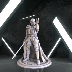 Darth Vader Figure, Star Wars Digital 3D Model, Darth Vader Stl 3D model design, Star Wars Stl File for 3D Printing, Star Wars Digital STL