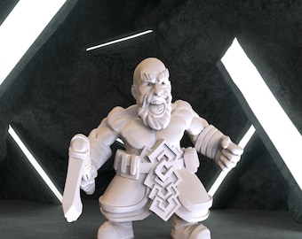 Mini Viking Berserkers Figure, Berserkers Digital 3D Model, Viking Figure Stl 3D model design, Viking Berserkers Stl File 3D Printing