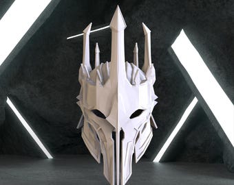 Sauron Armor Helmet, Sauron Armor Helmet STL, LOTR Stl File for 3D Printing, Digital STL, Mordor, Lord of the Rings Stl, Stl 3D model design
