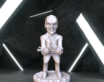 Minifigura del Joker, modelo digital 3D de DC Comics, diseño de modelo 3D STL de figura del Joker, impresión 3D de archivo STL de DC Comics, STL digital de DC Comics