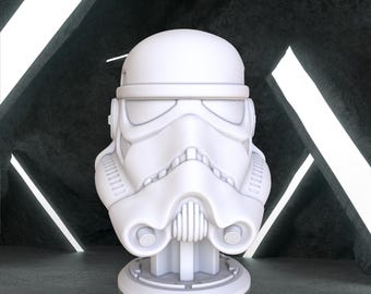 Stormtrooper Helmet, Helmet STL Star Wars, Star Wars Digital 3D Model, Stormtrooper Stl 3D model design, Star Wars Stl File 3D Printing