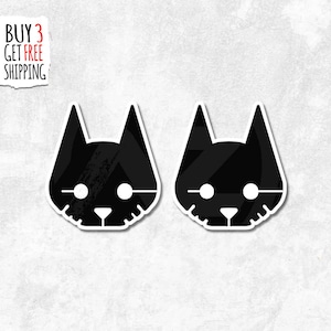 2x Stray Stickers, Magnets, Car, Bike, Laptop, Water Bottle High Quality Vinyl stickers