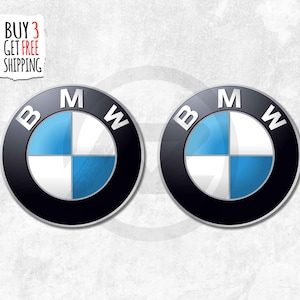 2x adesivi BMW, magneti, auto, bici, laptop, bottiglia d'acqua Adesivi in vinile di alta qualità