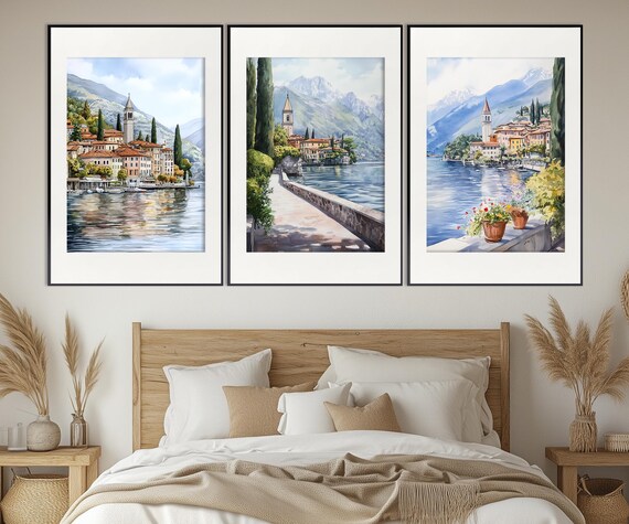 Poster de Lac de Côme - Achat / Vente