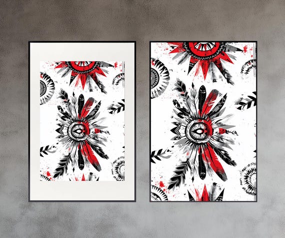 Native American Tribal Wall Art