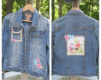 Hippie Jean Jacket | Etsy