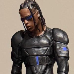 Figura de TRAVIS SCOTT, estatua del Grammy, UTOPIA