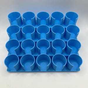 Gridfinity Vial Organizer | Tiered Vial Organizer | 3D Printed Chemistry Lab Organization