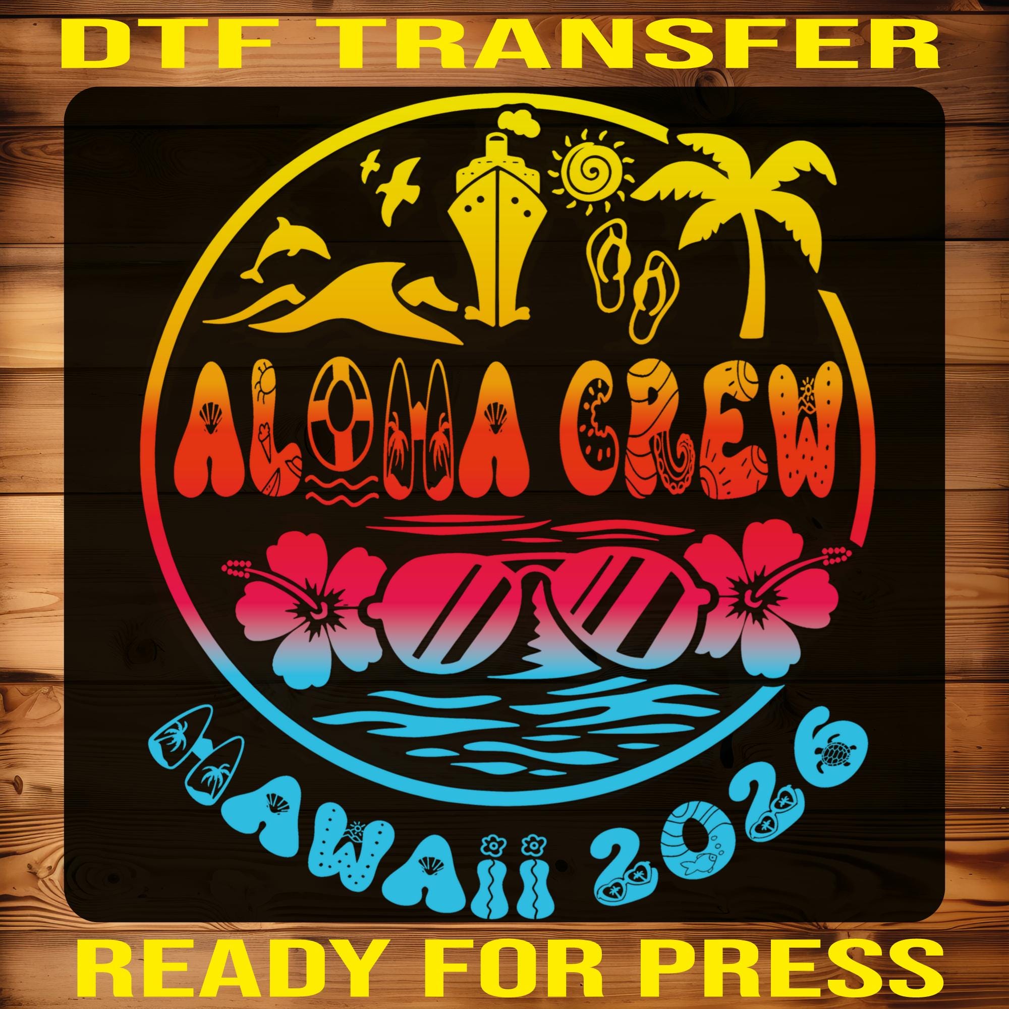 Hawaiian Iron on Transfer - Etsy
