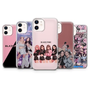 BlackPink Phone Case K-Pop Girl Group cover for iPhone 16E, Pro, 15, 14, 13, 12, Samsung S25, S23FE, A56, A16, Pixel 9Pro, 9a, 8A