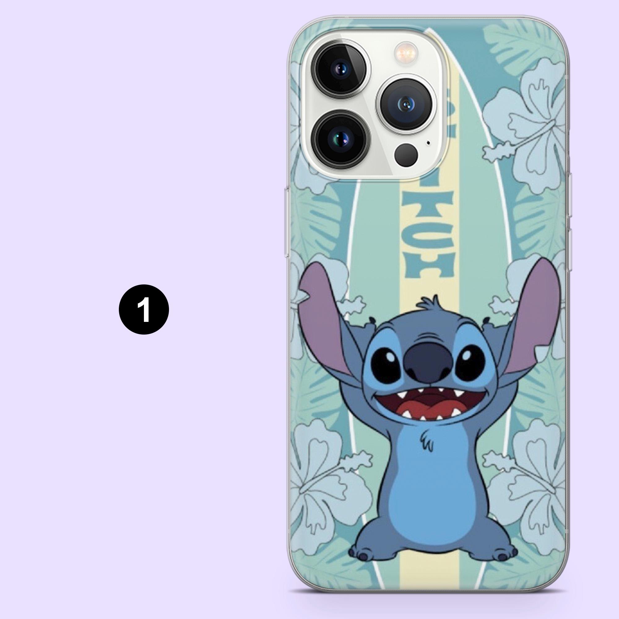 スティッチ 携帯ケース 漫画 リロ カバー iPhone 16E、Pro、15、14、13