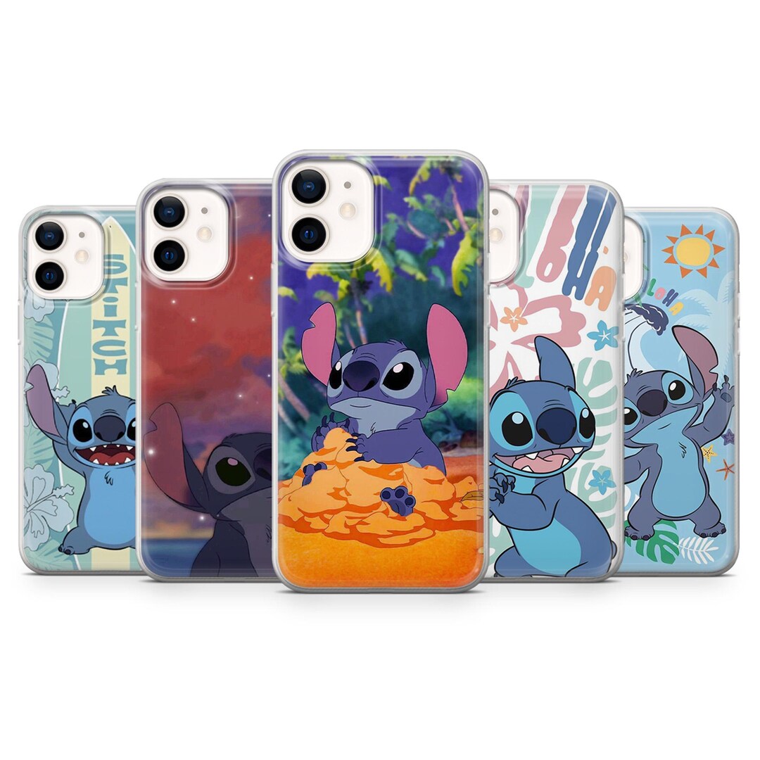 スティッチ 携帯ケース 漫画 リロ カバー iPhone 16E、Pro、15、14、13