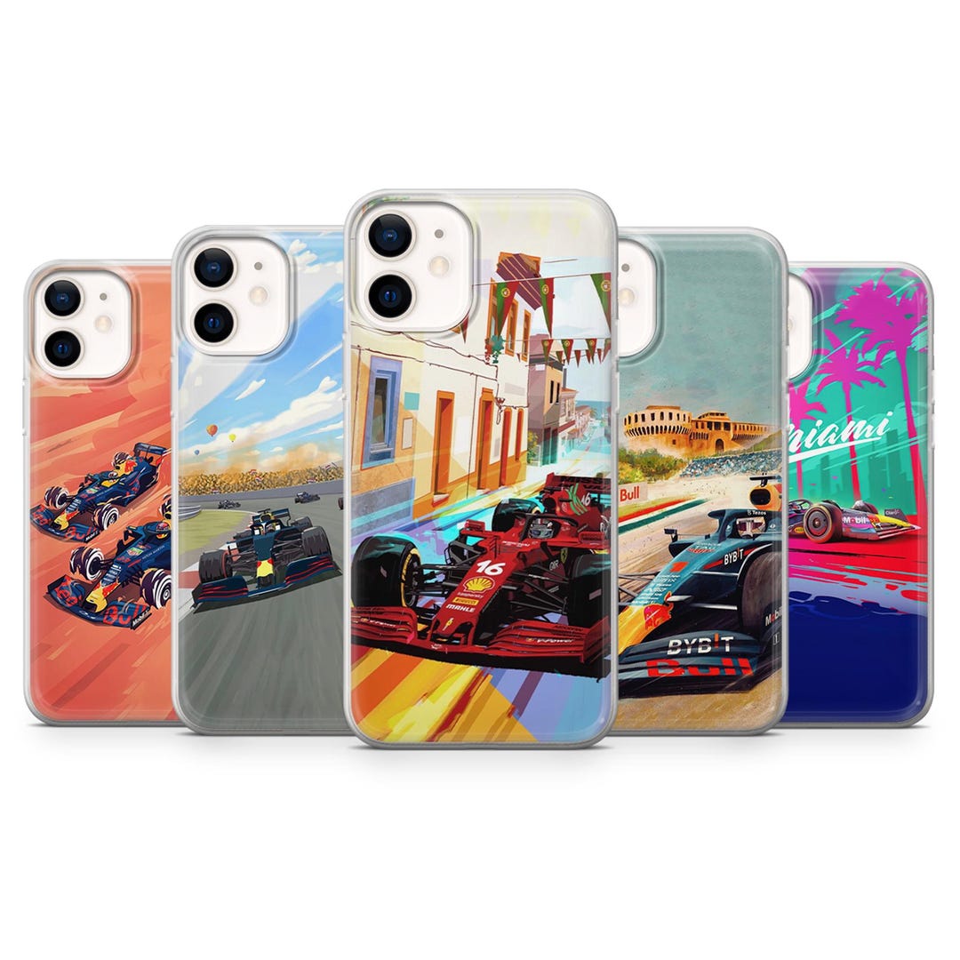 Formula 1 Phone Case Grand Prix F1 Cover for iPhone 16E, Pro, 15, 14 ...