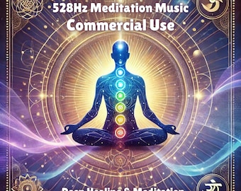 528Hertz Meditations Musik | 60-Min. GEMA-freier Track für Heilung, Liebe & Transformation | Kommerzielle Nutzung