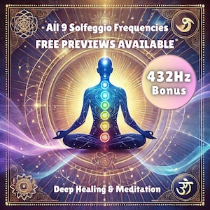 Solfeggio Meditation Tracks – 10 x 60 Min | Royalty Free Music for Healing & Relaxation