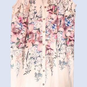 Robe Courte Lipsy London Crème Et Noire à Fleurs - Taille 10, Neuf Sans étiquettes, Style Bal/princesse