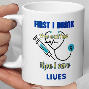 Nurse Mug, Custom Name Mug for Nurses, Unique Gift for Nurse Appreciation, Graduation Gift for Nursing Students,Funny Nurse Mug