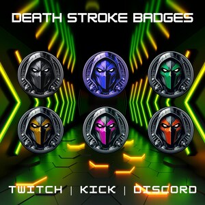 Fictional Sub Badges For Twitch, YouTube, And Discord | Bit Badges | Sub Badges | Ready Made Badges | Discord Roles | Stream Badges.