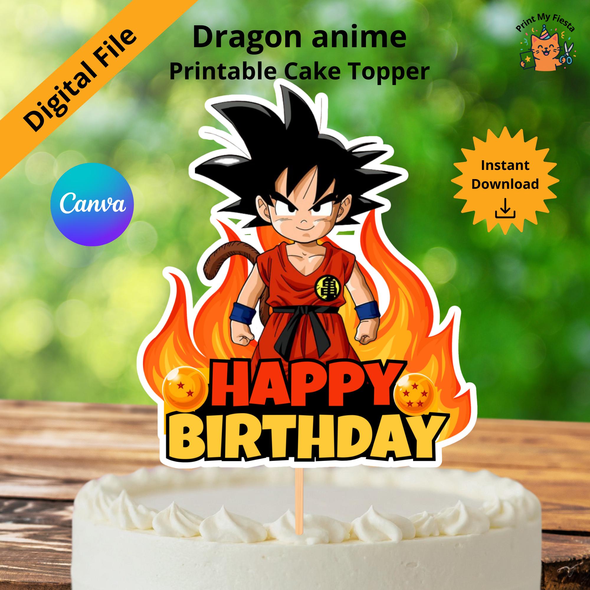 Dragon ball birthday card - Etsy 日本