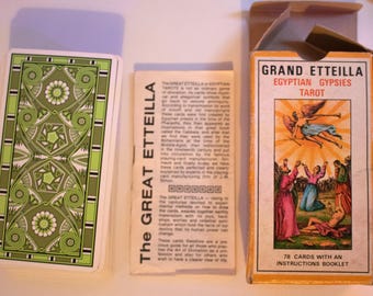 Tarot Grand Etteilla Grimaud 1969 Grimaud Rare! - Etsy