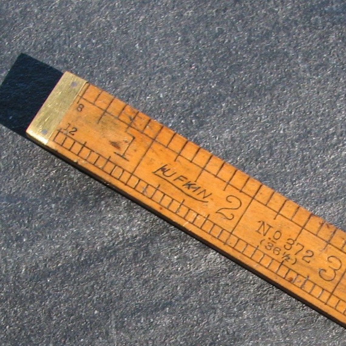Antique Lufkin Folding Ruler No 372 Etsy