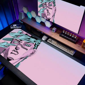 Anime Style Mouse Pad, Different sizes Personalized Printing, Gaming Mouse Pad, Customized Mouse Pad, Game, Anime, Desk Mat, Gift, JOJO