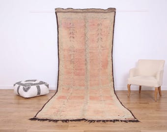 Berberteppich aus Marokko, 1,70 m x 4 m – Authentischer Wollteppich – Vintage-Teppich aus Marokko – Marokkanischer Teppich – Wollteppich – Wohnzimmerteppich