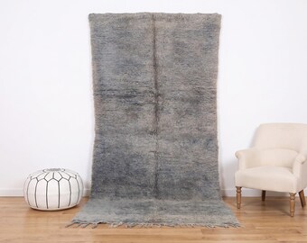 Marokkanischer Teppich 134 x 293 cm – Vintage-Teppich aus Marokko – Berberteppich – Wollteppich – Wohnzimmerteppich – Handgeknüpfter Teppich – Authentischer Wollteppich
