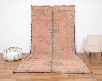 Dywan marokański w stylu vintage, 6,3 stopy x 13,1 stopy – Dywan marokański w stylu vintage – Dywan berberyjski – Wełniany dywan marokański – Dywan do salonu – Dywan tkany ręcznie