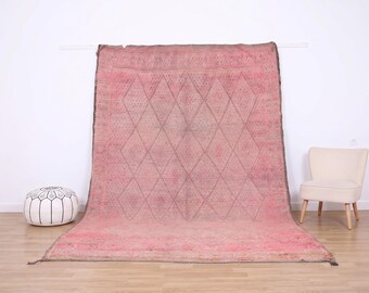 Woll Teppich 230x300 marokkanischen - Berber Teppich - Vintage Teppich - Boho Teppich - Marokkanischer Teppich