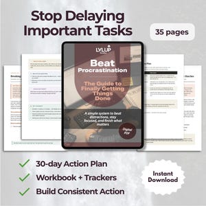 Stop Procrastinating: Finish What You Start | Beginner Friendly Guide
