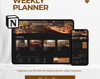 Plantilla de planificador de Notion