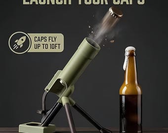 Hands Free Bottle Opener, Funny Beer Opener, Novelty Party Gadget, Unique Gift for Men, Beer Lover Gift