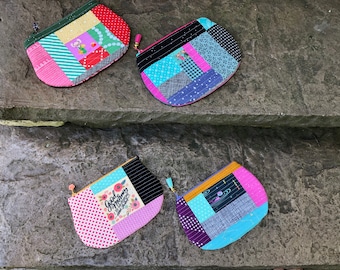 Patchwork Zippy Pouch