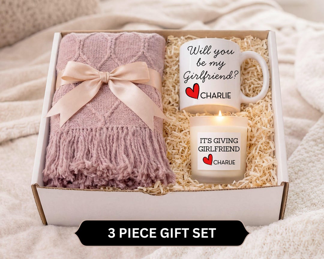 Custom Gf Box Will You Be My Girlfriend Gift Box, Personalized Girlfriend Proposal ...