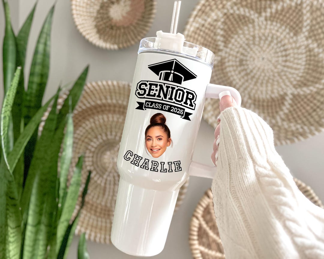 Class of 2026 Tumbler • Graduation Tumbler • Senior Gifts • Photo ...