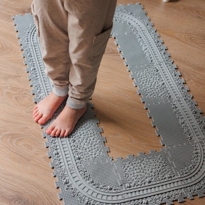 Sensorisk pusselmatta: Montessorileksaker för småbarn, autism